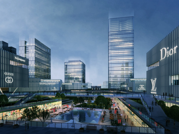 【DAO作品】城際鐵路葛店南站商貿(mào)區(qū)城市設(shè)計_新浪地產(chǎn)網(wǎng)