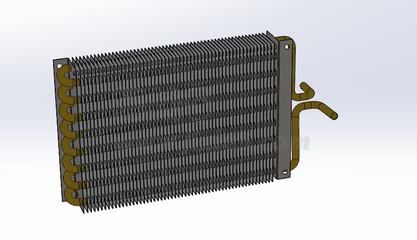 散熱器模型下載_SolidWorks模型_Solidworks2018三維模型 - 機(jī)械5